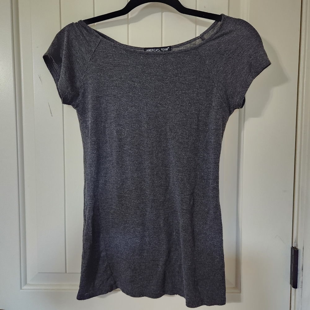 Boat Neck Off The Shoulder Tshirt